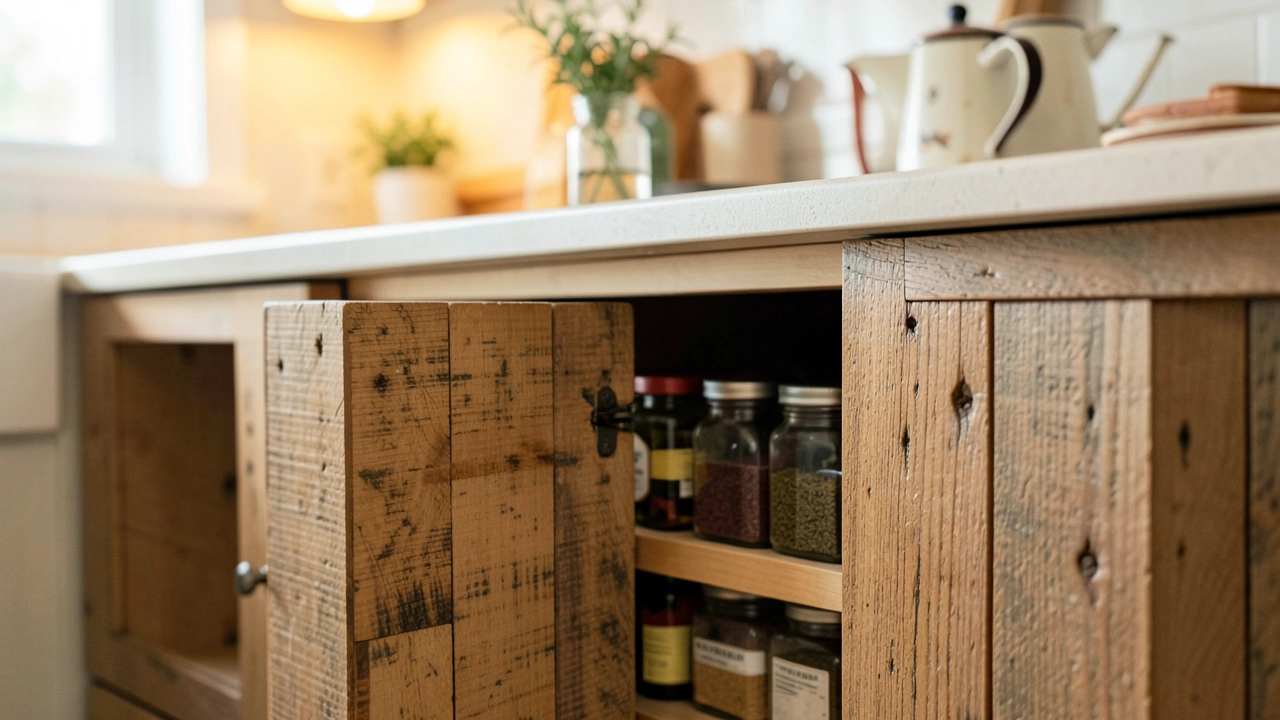Dealing with Problems with Kitchen Cabinets from Pallet Wood (And How to Fix Them)