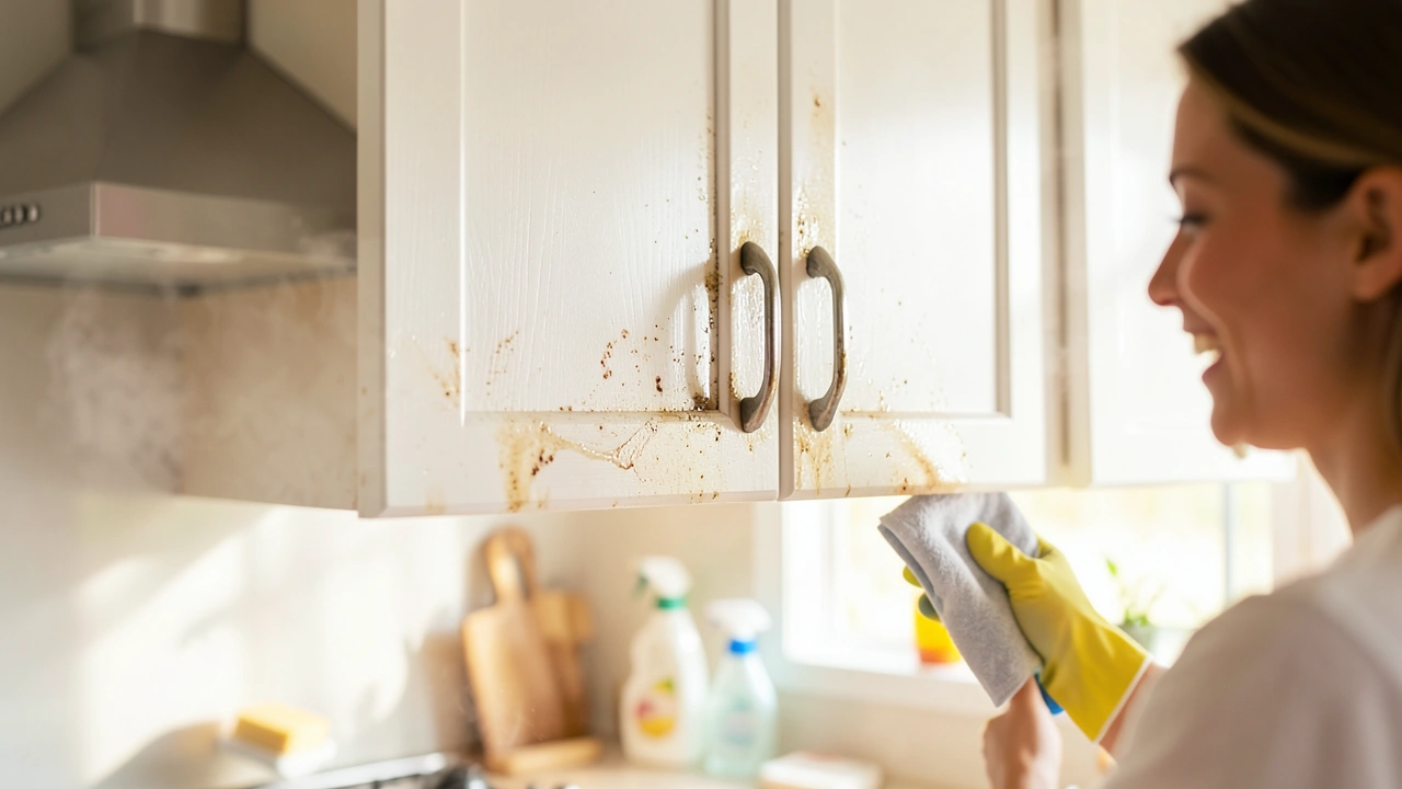 Easy Ways to Clean Greasy Kitchen Cabinets