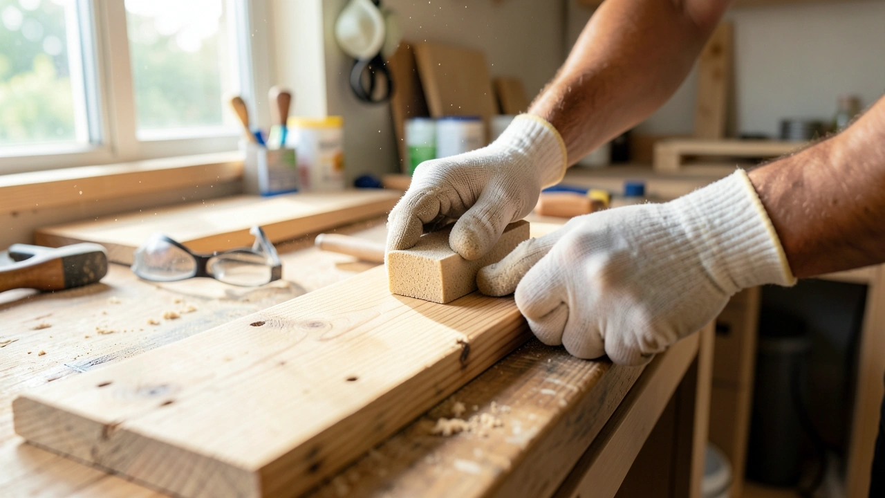 Preparing Pallet Wood for Kitchen Cabinets