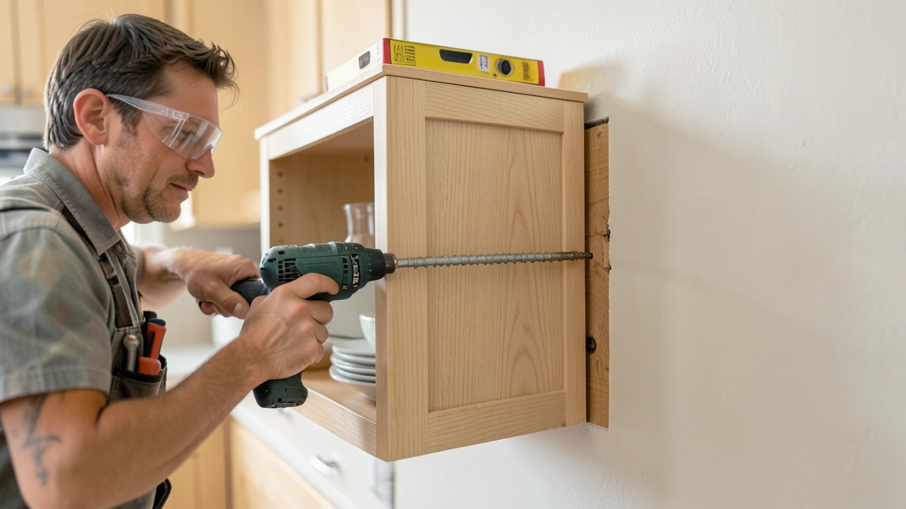 Simple Steps for Reinforcing Wall-Mounted Kitchen Cabinets