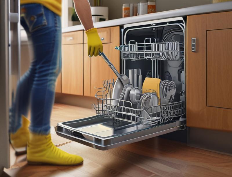 How to Clean Under Your Dishwasher Properly