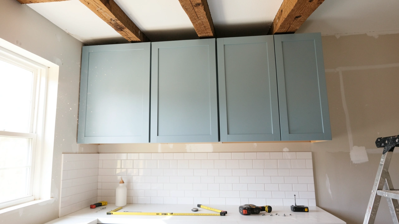 How To Fix Cabinets Hanging Too Low From The Ceiling