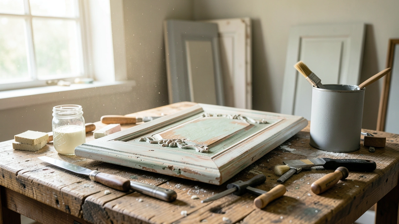 How To Fix Kitchen Cabinets Made From Old Furniture