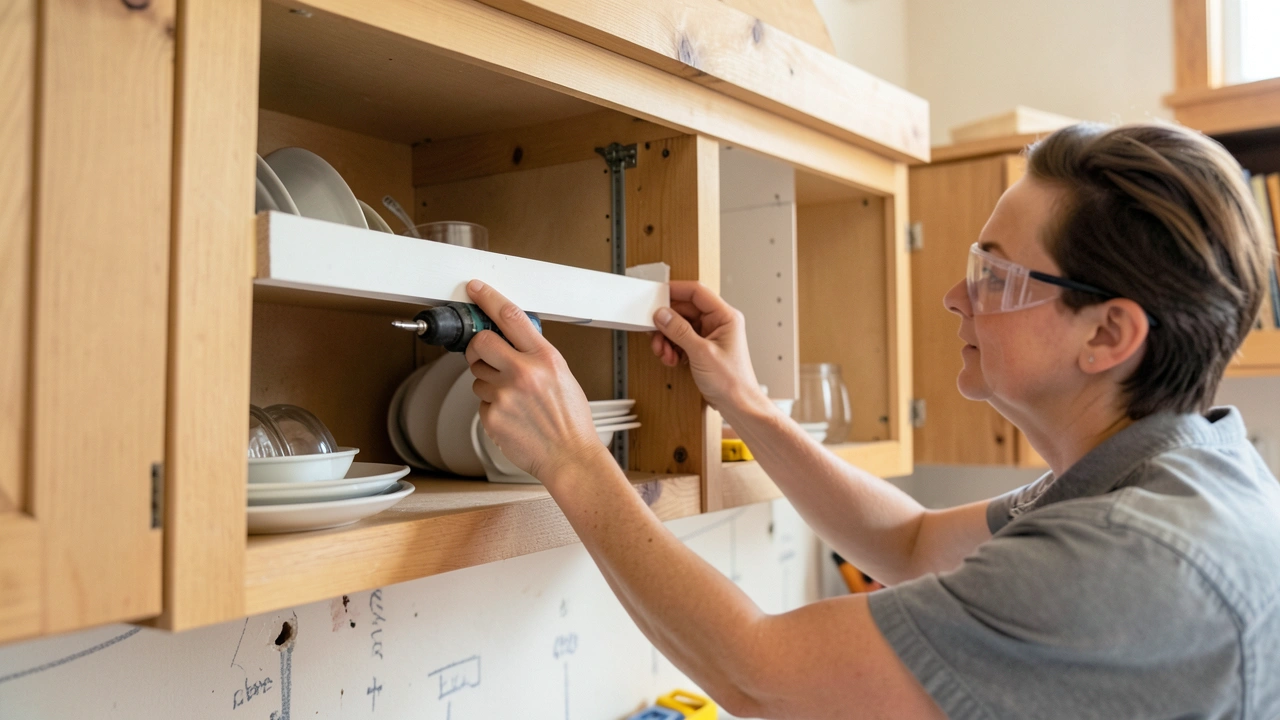 How To Reinforce Wall-Mounted Kitchen Cabinets
