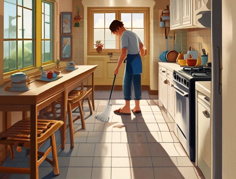 How To Clean A Sticky Kitchen Floor Naturally