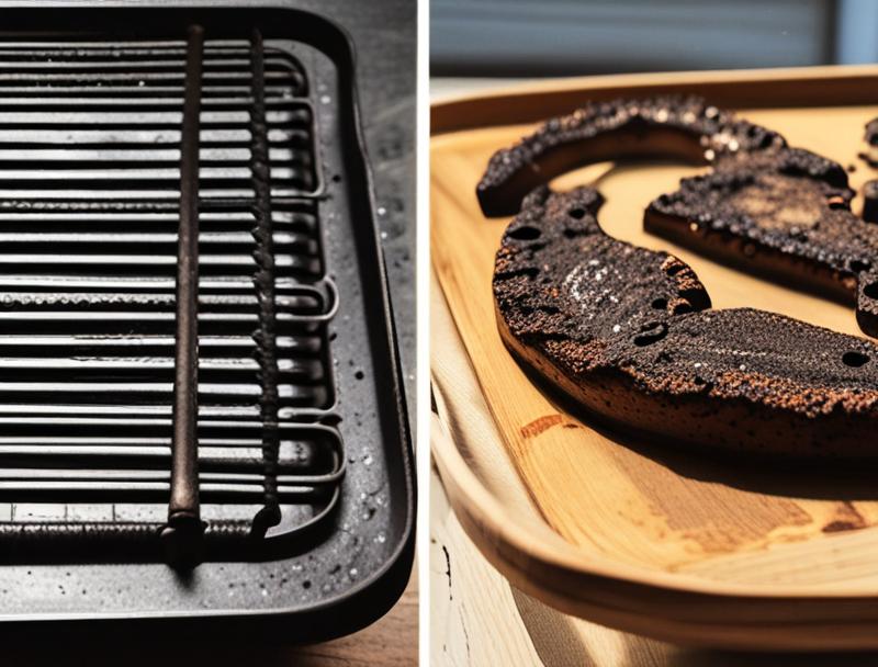 How To Remove Burnt Grease From Oven Racks